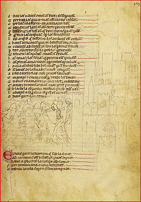Chanson de la Croisade contre les Albigeois, Ms. Paris BnF, fr. 25... (2.H. 13.Jh.), fol. 159r